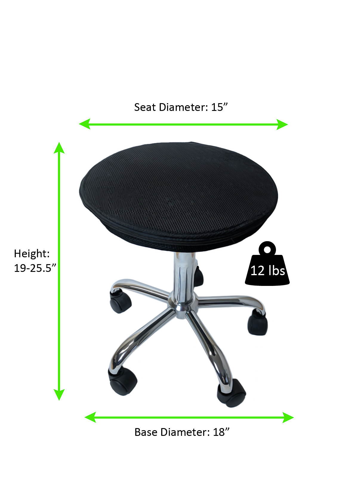 WOBBLE STOOL AIR rolling balance exercise ball chair alternative for active sitting. Swiveling adjustable height ergonomic office desk stool cool cute bouncy wiggle seat cushion stability medicine