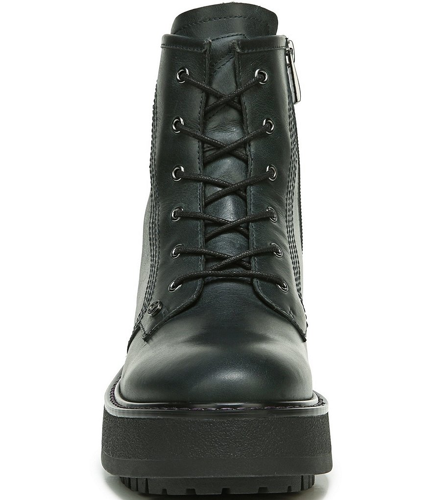 Franco Sarto Jensine Leather Combat Booties