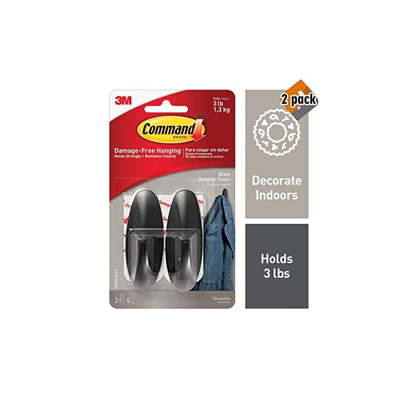 MED DESIGN HOOK BLACK