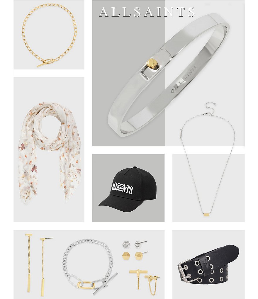 AllSaints Oppose Baseball Cap