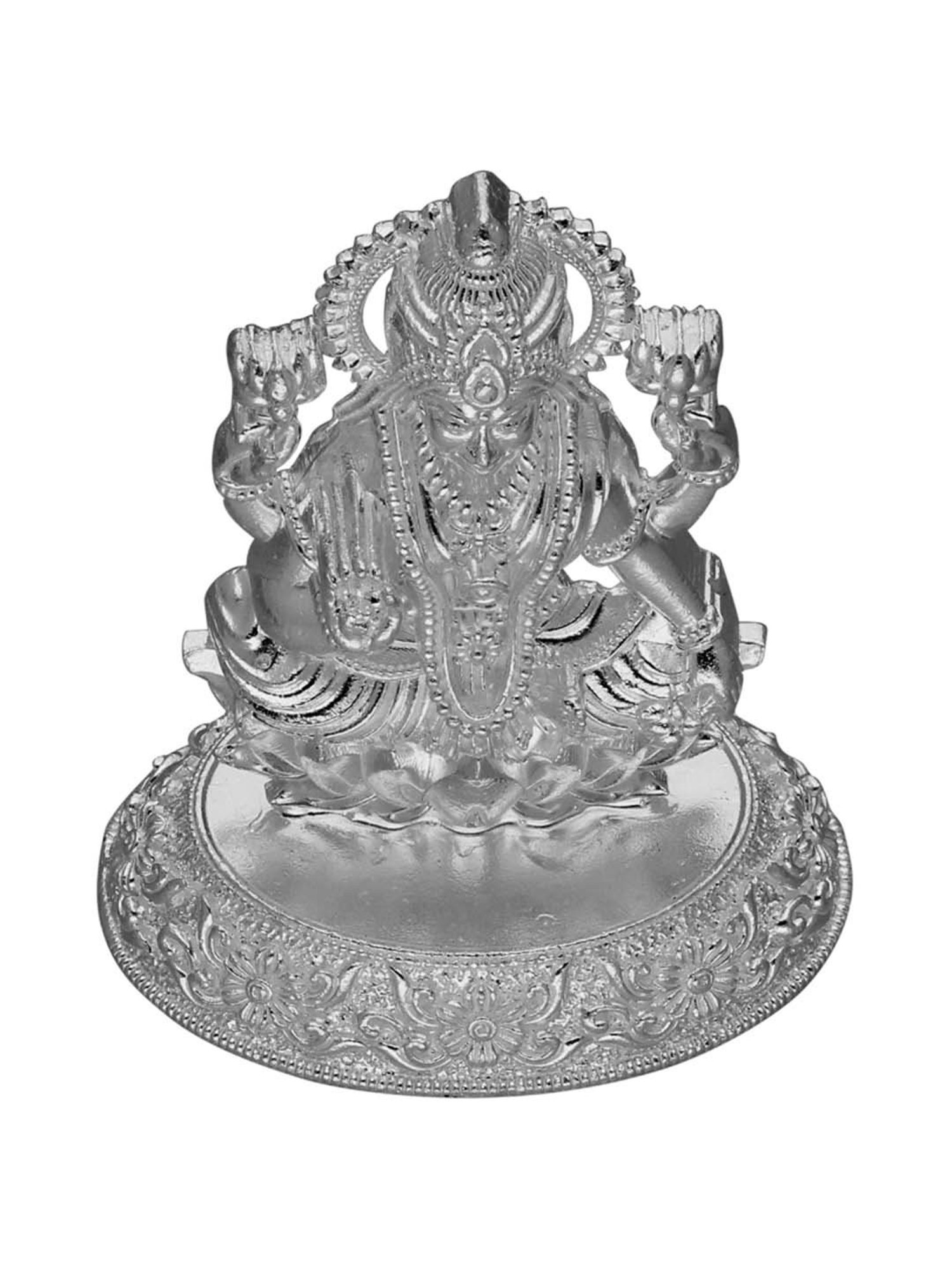 Sri Jagdamba Pearls 0.8 Silver Lakshmi Idol