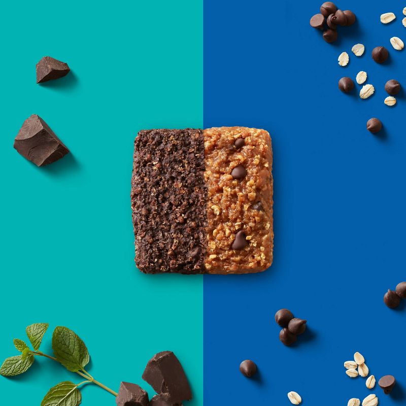 Clif Bar Duos Cool Mint Chocolate and Chocolate Chip - 11.6oz