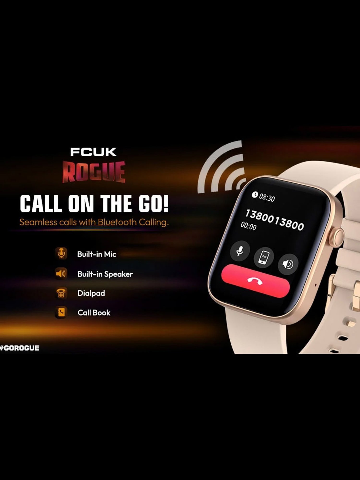 FCUK FCSW06-B ROGUE Unisex Smart watch