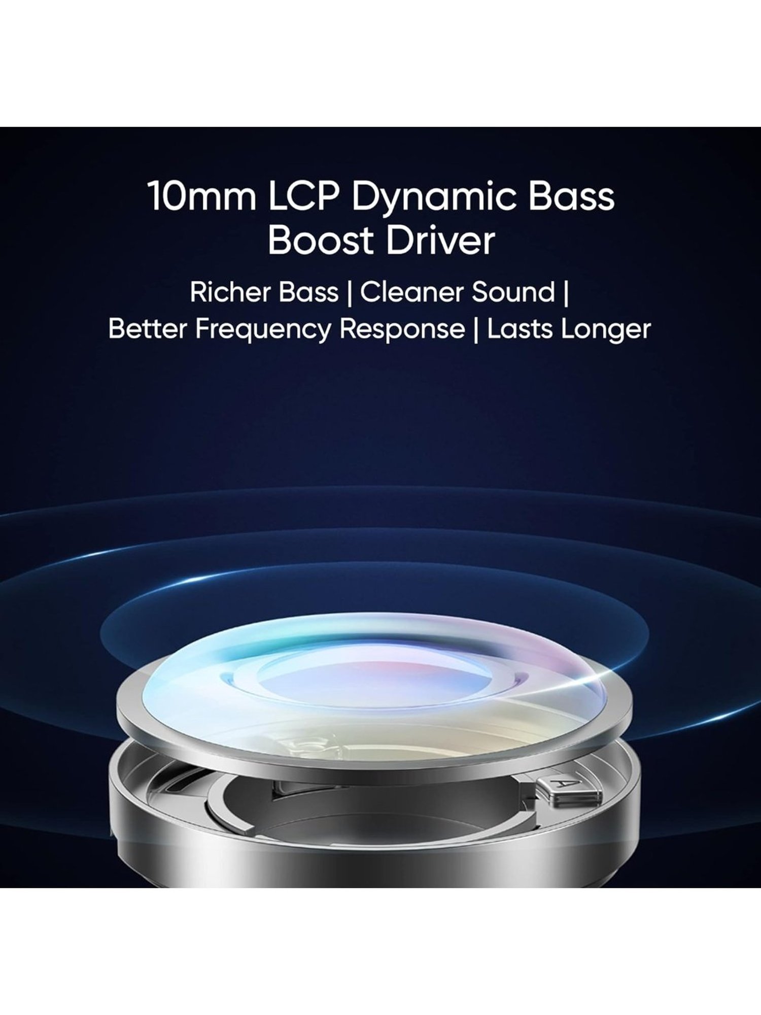 Realme Buds Air 5 in-Ear BT Earbuds with 50dB ANC & Upto 38H Battery (Arctic White, True Wireless)