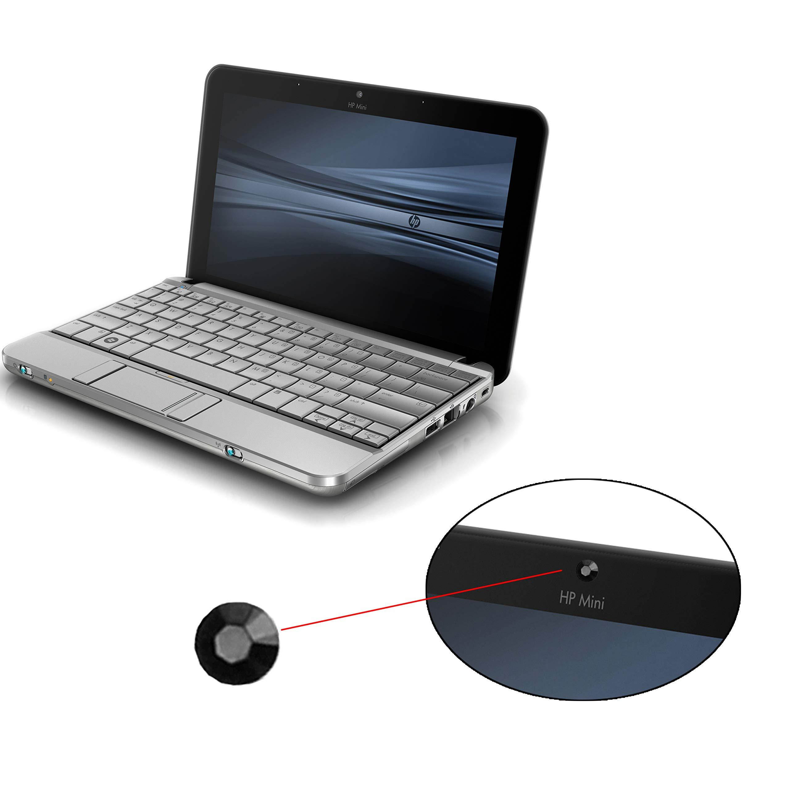 Eco-Fused Acrylic Stickers Compatible with Nest Cameras - 172 Pieces (Black) - Reusable - Cover Indicator Light of Nest Cameras, Built-in Cameras of Smartphones, Smart TVs, Game Consoles, Laptops