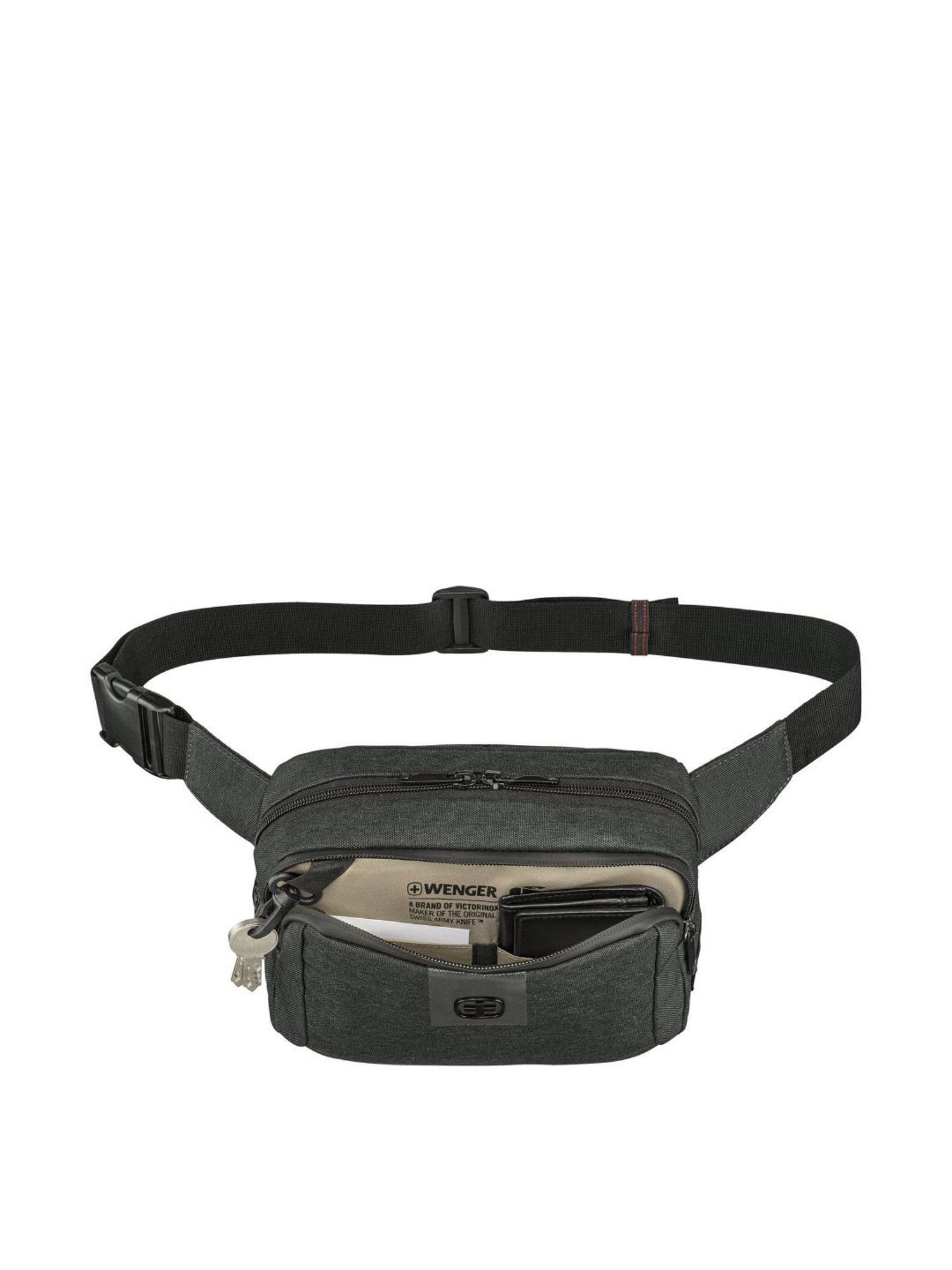 Wenger Grey Solid Waist Pouch