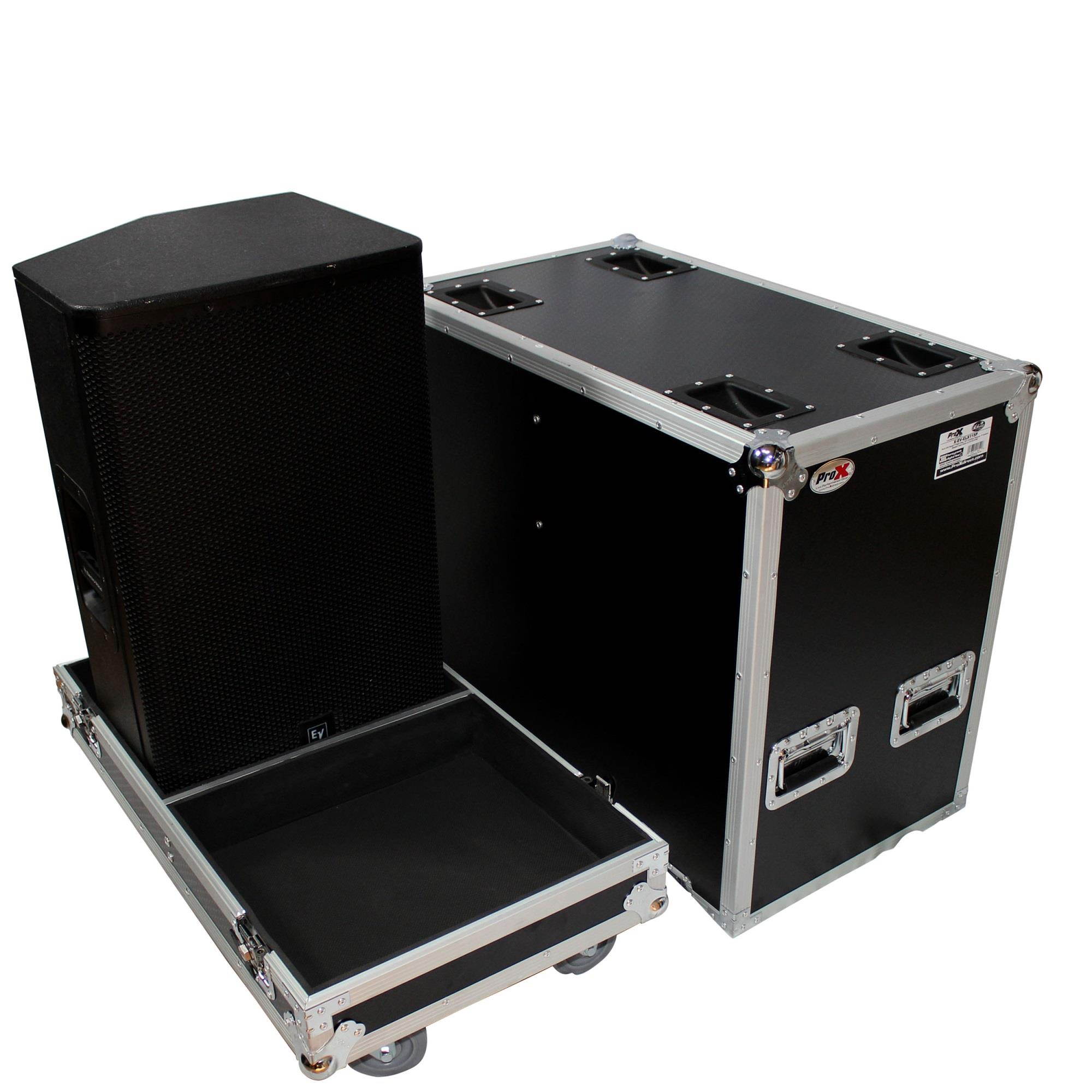 ATA style flight case fits EV ELX115P Dual speakers