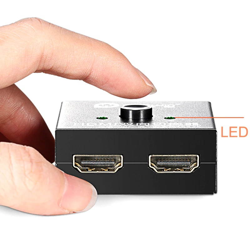 HDMI 2.0 Bi-direction Smart Switcher 2x1 1080p 4K Resolution Ultra HD Switch