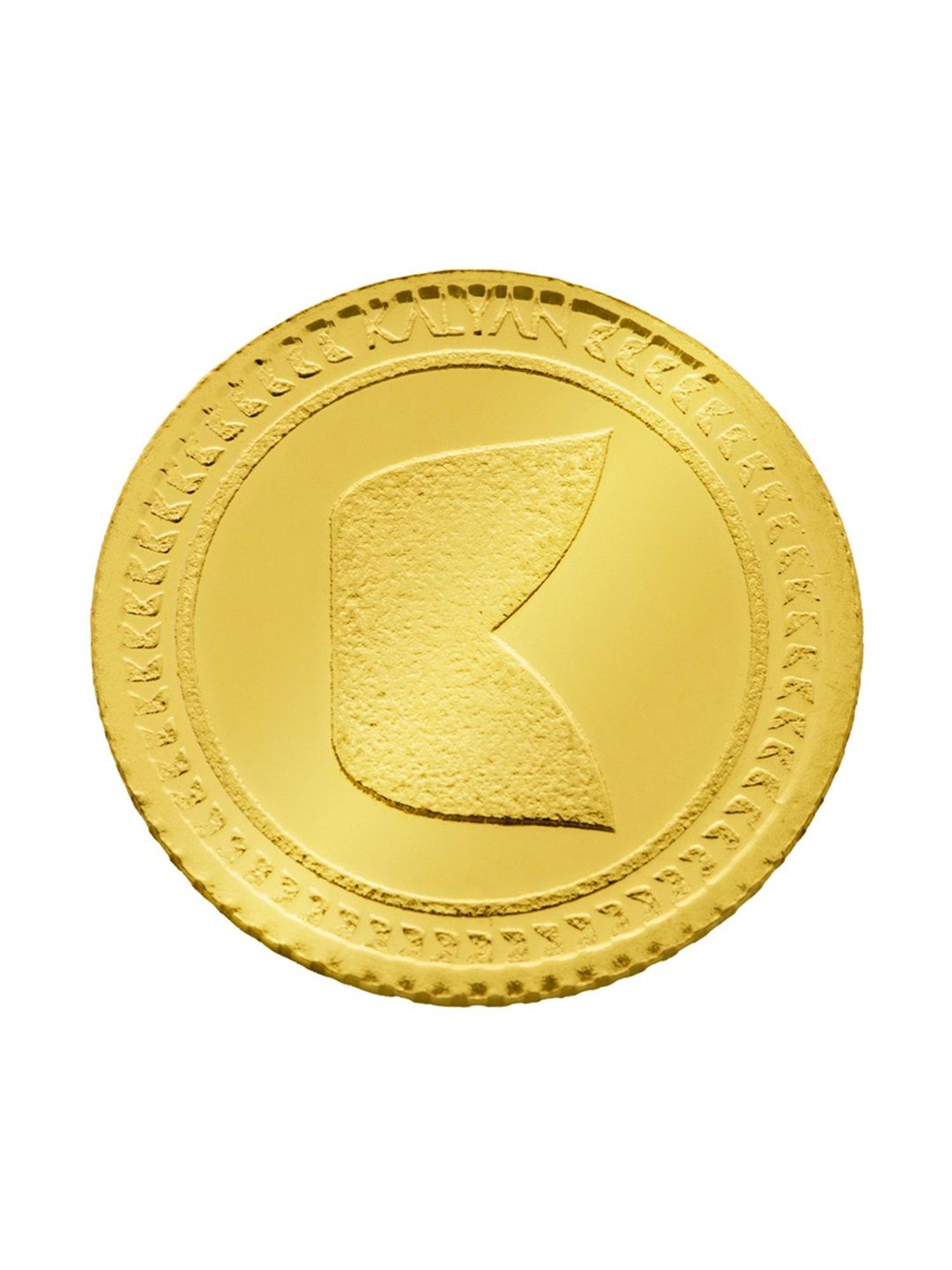 Kalyan Jewellers Rose 22k (916) 2gm BIS Hallmarked Gold Coin