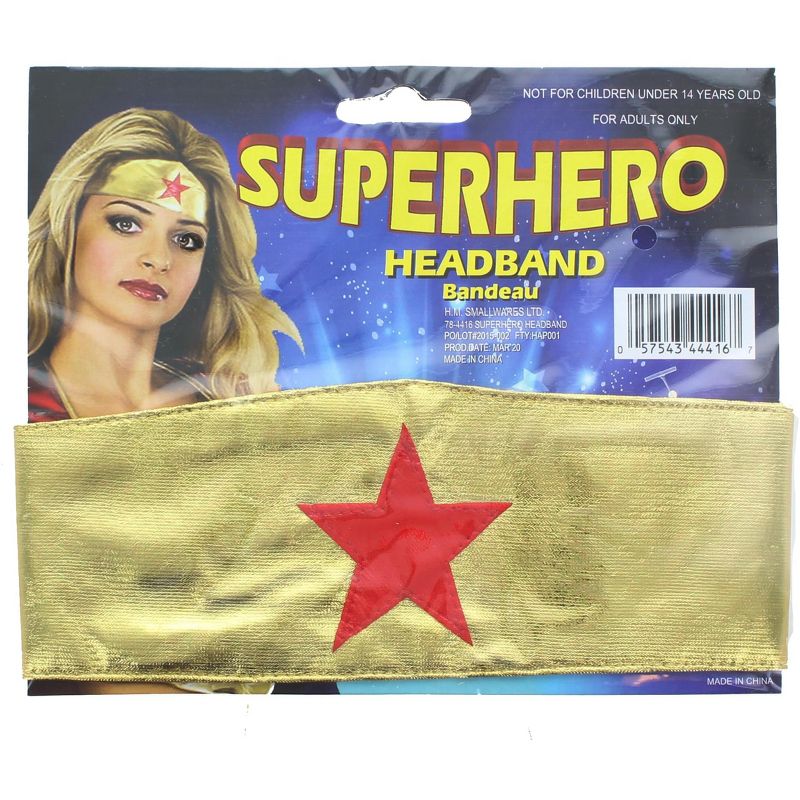 HMS Wonder Woman Super Hero Adult Costume Headband