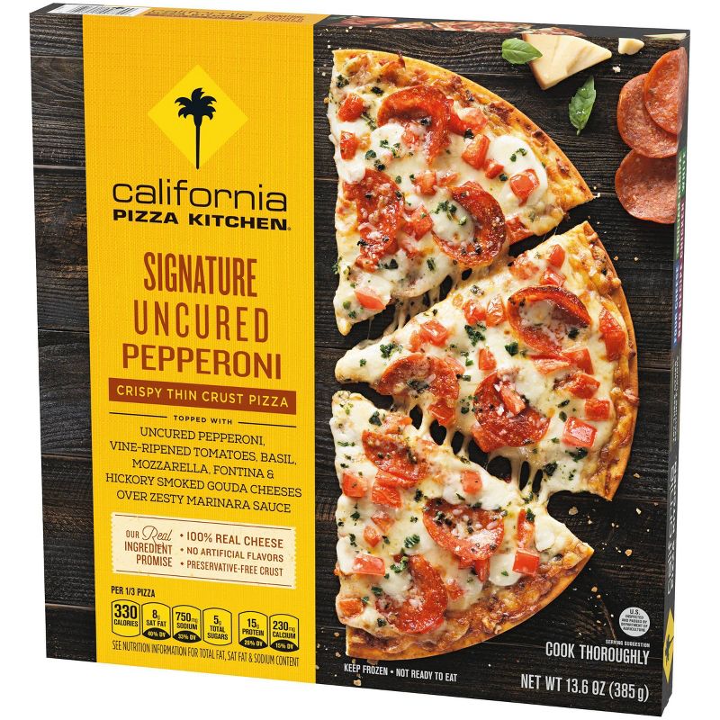 California Pizza Kitchen Crispy Thin Crust Signature Pepperoni Frozen Pizza - 13.6oz
