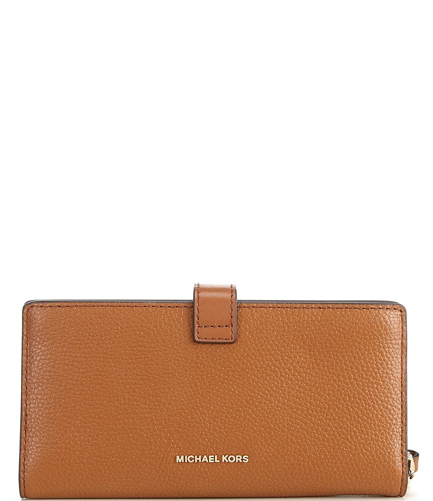 Michael Kors Zebra Signature Jet Set Double Zip Wristlet