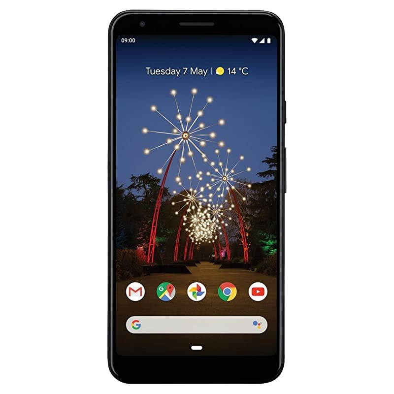 Pixel 3A XL (2019) G020B 64GB (6" inch, GSM, 4G/LTE, CDMA) Factory Unlocked Smartphone - International Version (Just Black)
