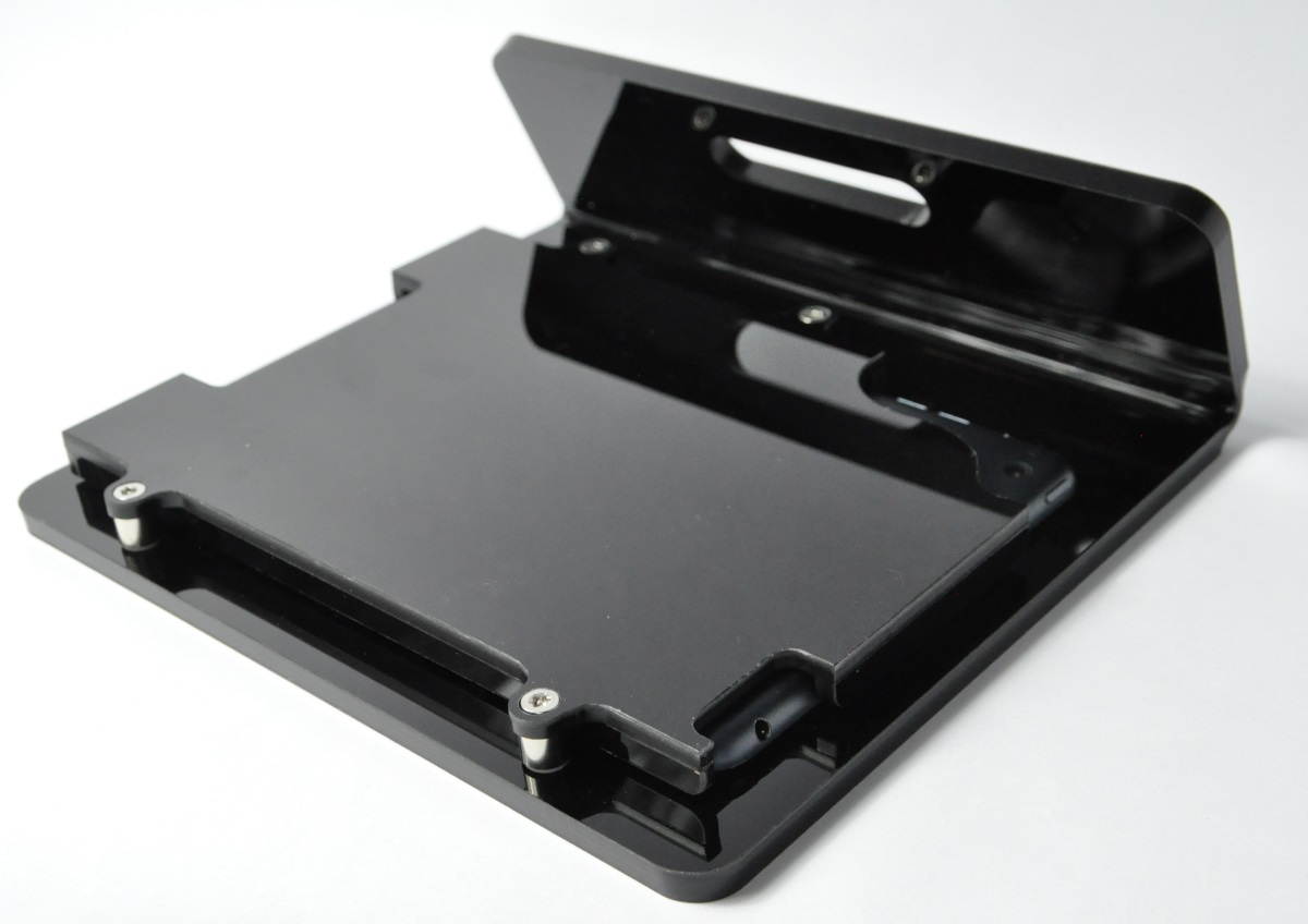 iPad mini 1/2/3 Black Desktop Stand Kit for POS, Kiosk, Show Display. Compatible with Square Reader