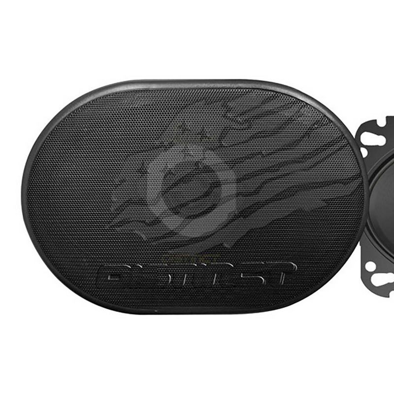 Lanzar DCT4.62 120 Watt 4 x 6 Inch Oval 2 Way Car Audio Stereo Sound System Door Speakers with High Temperature Aluminum Voice Coils, Black (1 Pair)