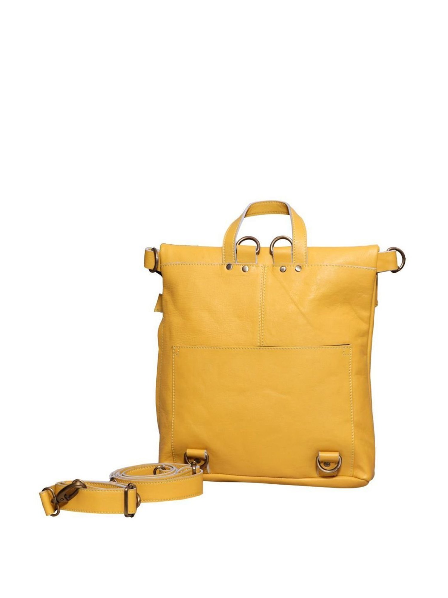 Spice Art Yellow Large Convertible Backpack