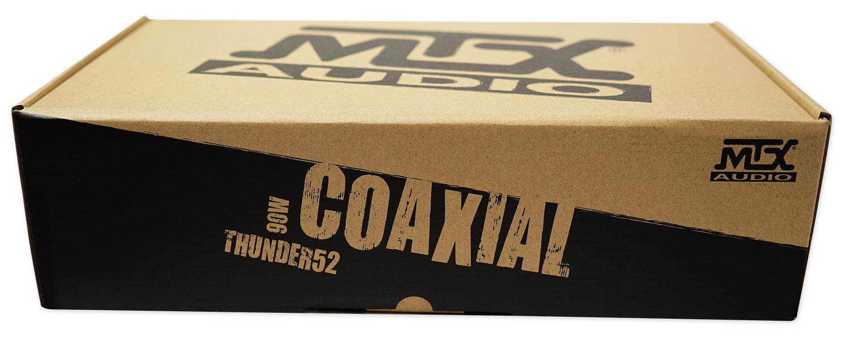 Pair MTX THUNDER52 5.25" 180 Watt 2-Way Car Audio Coaxial Speakers