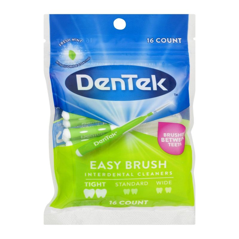 DenTek Easy Brush Interdental Cleaners for Tight Teeth - 16ct
