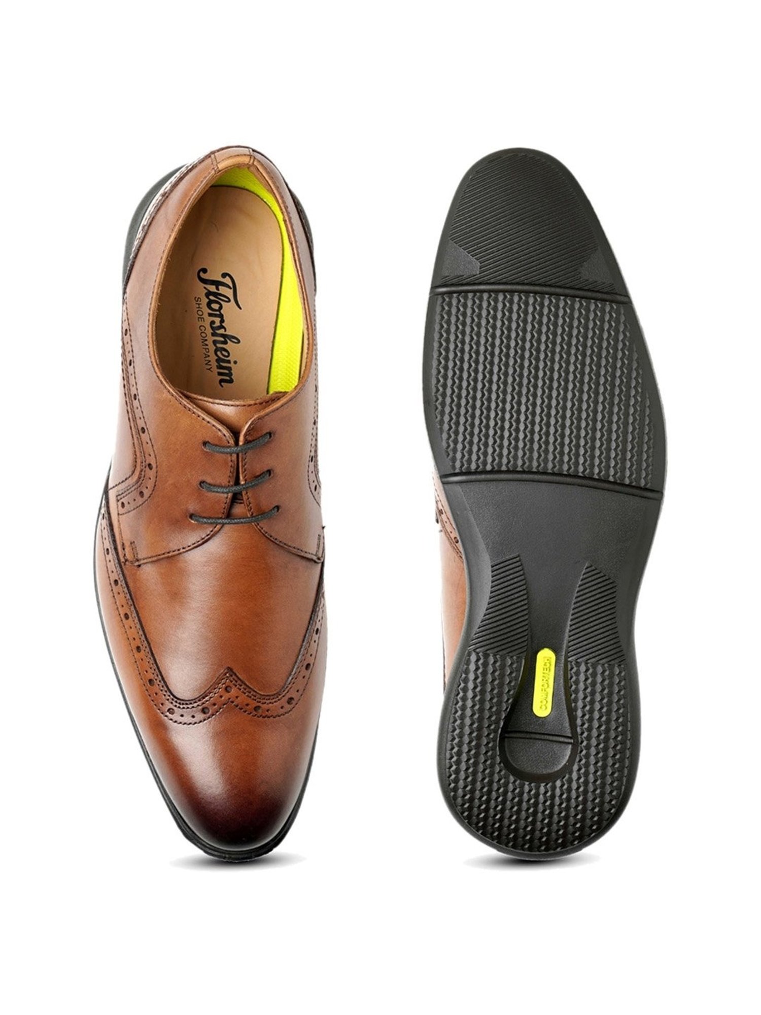 Florsheim Men's Tan Brogue Shoes