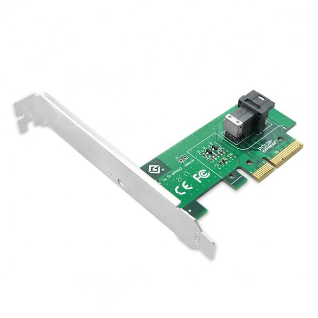 Jimier PCI-E 4X to U.2 U2 Kit SFF-8639 NVME PCIe SSD Adapter for Mainboard SSD 750 p3600 p3700 M.2 SFF-8643 SF-024