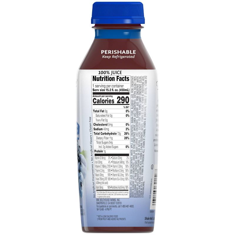 Bolthouse Farms Blue Goodness Fruit Juice Smoothie - 15.2 fl oz