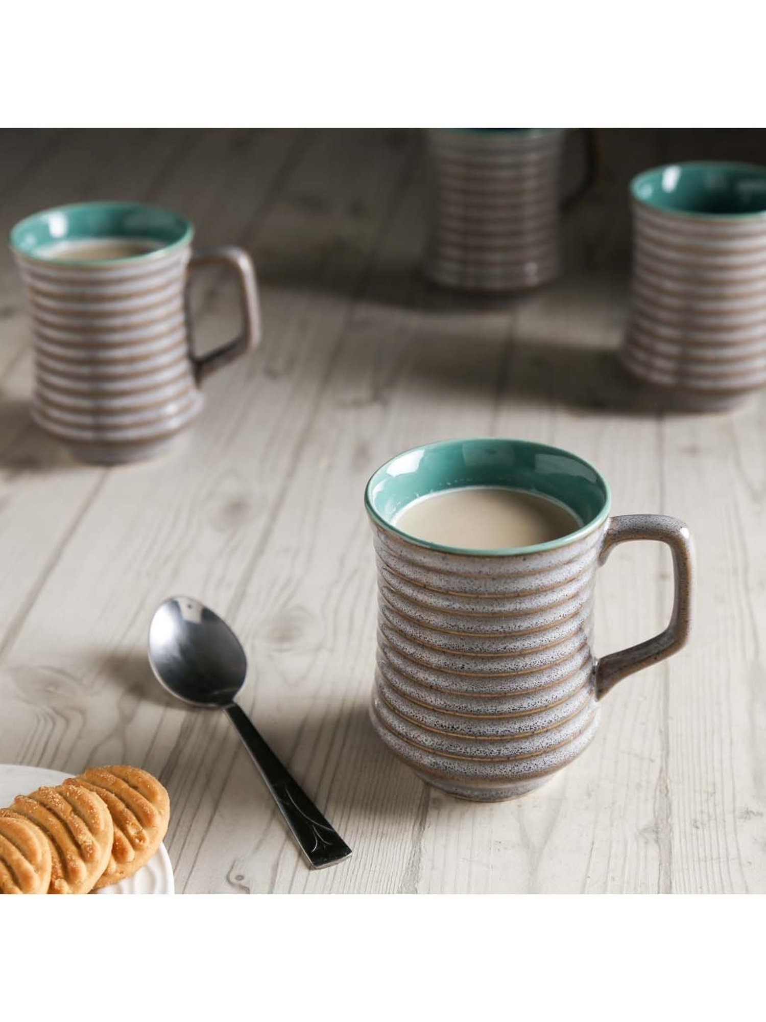 Cello White Opalware Cup (0.18 L) - Set of 6