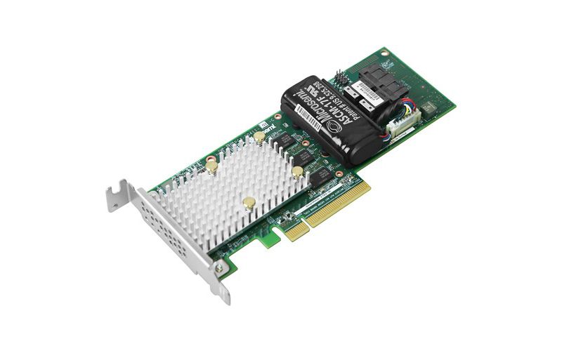 Microsemi SmartRAID 3162 SAS Controller - 12Gb/s SAS - PCI Express 3.0 x8 - RAID Supported - 0, 1, 5, 6, 50, 60, 1 ADM, 10 ADM RAID Level