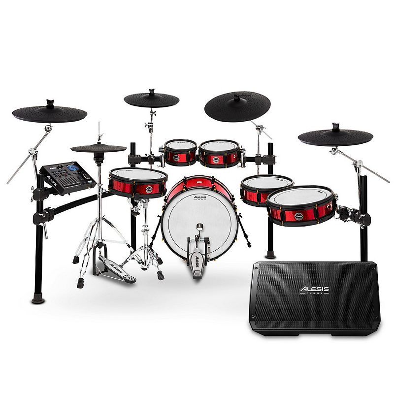 Alesis Strike Pro SE Electronic Drum Set and Alesis Strike 12 Drum Set Monitor