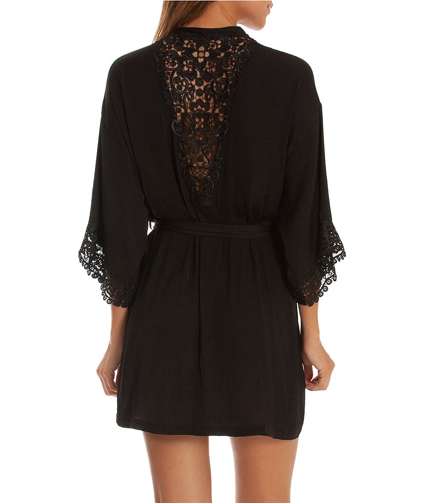 Little Giraffe Luxe Satin Snow Leopard Wrap Robe