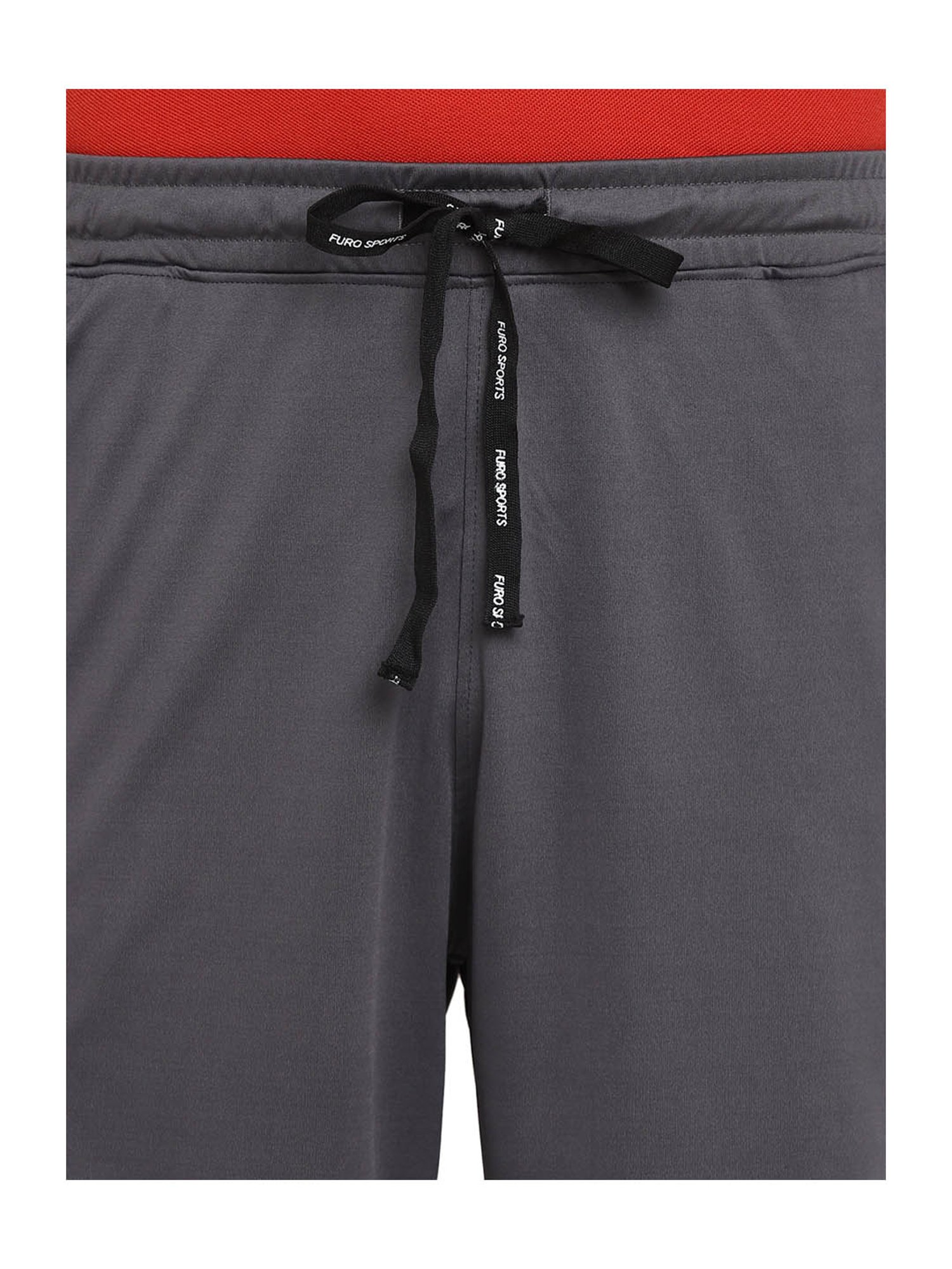Furo by Red Chief Grey Regular Fit Solid Shorts
