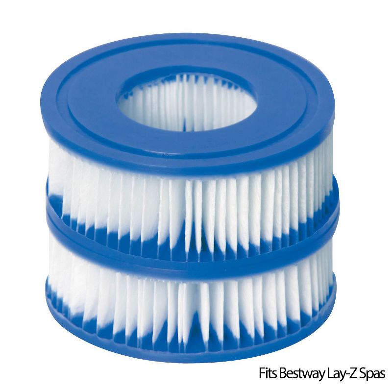 Bestway 58239 Lay-Z Spa Filter Pump Replacement Cartridge Type VI for Lay-Z Spa