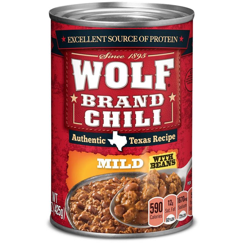 Wolf Chili Mild Original 15z
