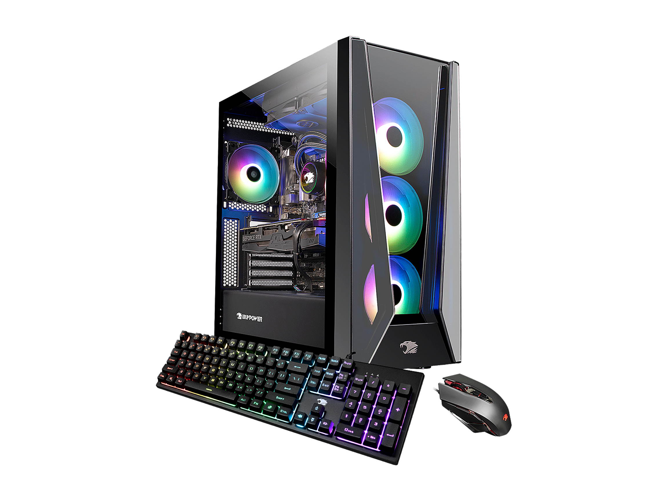 iBUYPOWER Gaming Desktop Trace5MR 177i Intel Core i9 11th Gen 11900KF (3.50 GHz) 16 GB DDR4 1 TB PCIe SSD NVIDIA GeForce RTX 3090 Windows 10 Home 64-bit