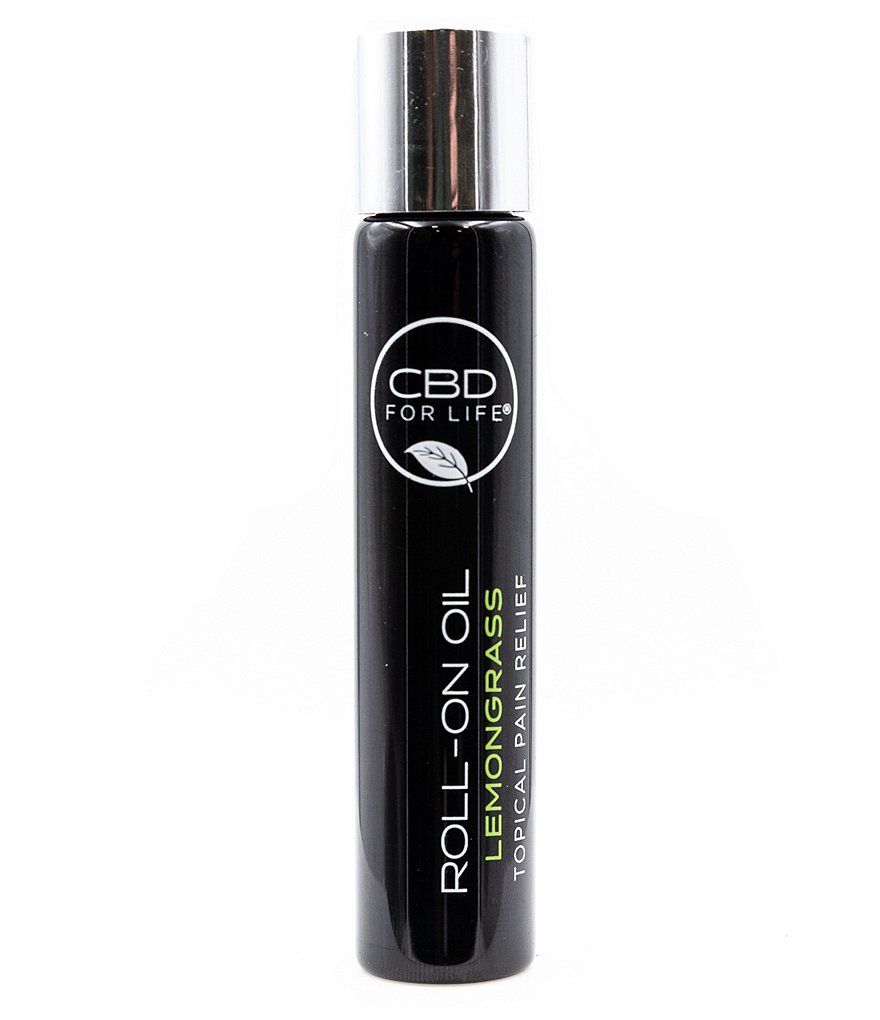 CBD for Life Roll-On Oil Topical CBD Pain Relief - Lemongrass