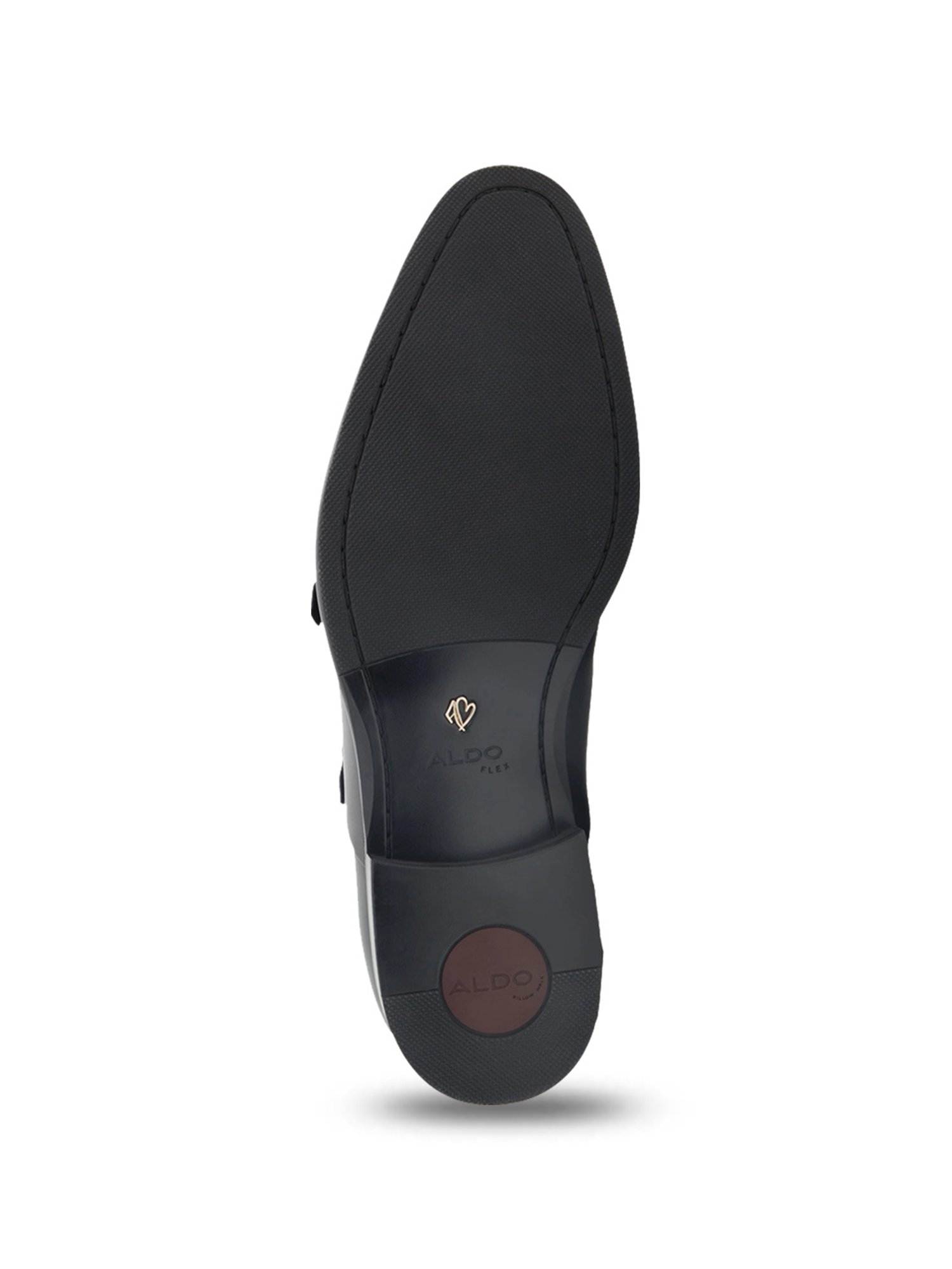 Aldo Men's Black Monk Shoes