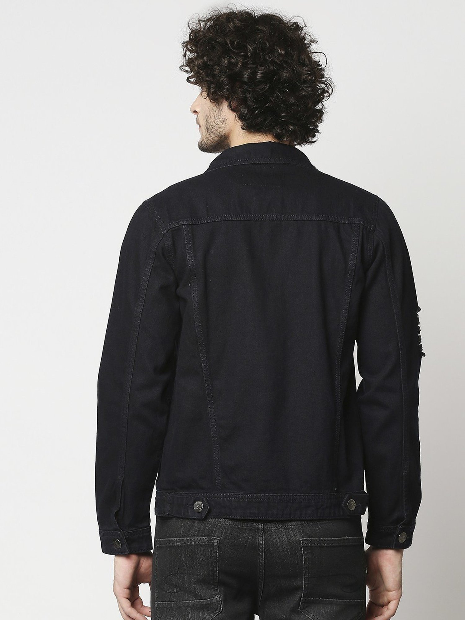 Hummel Blue Regular Fit Solid Jacket