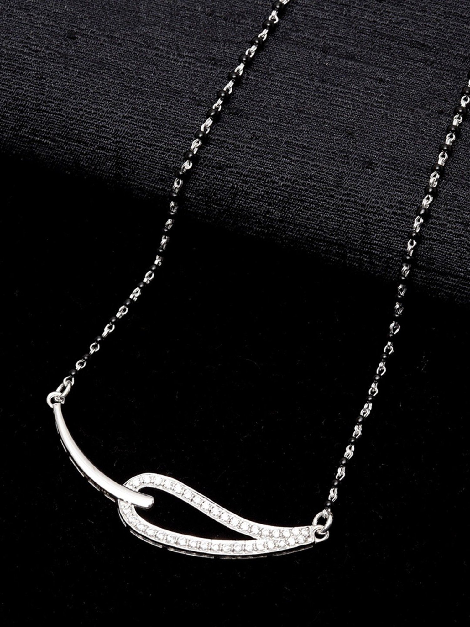 Clara 92.5 Sterling Silver Mangalsutra