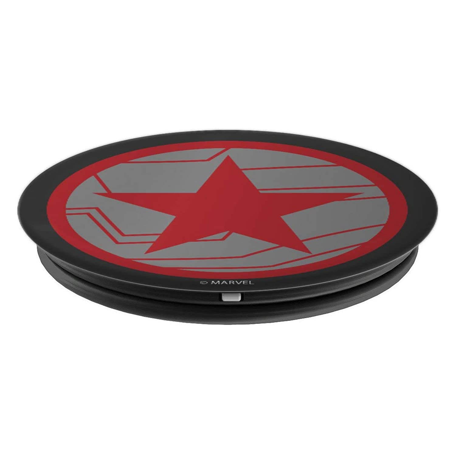 Marvel Avengers Winter Soldier Logo PopSockets Grip and Stand for Phones and Tablets