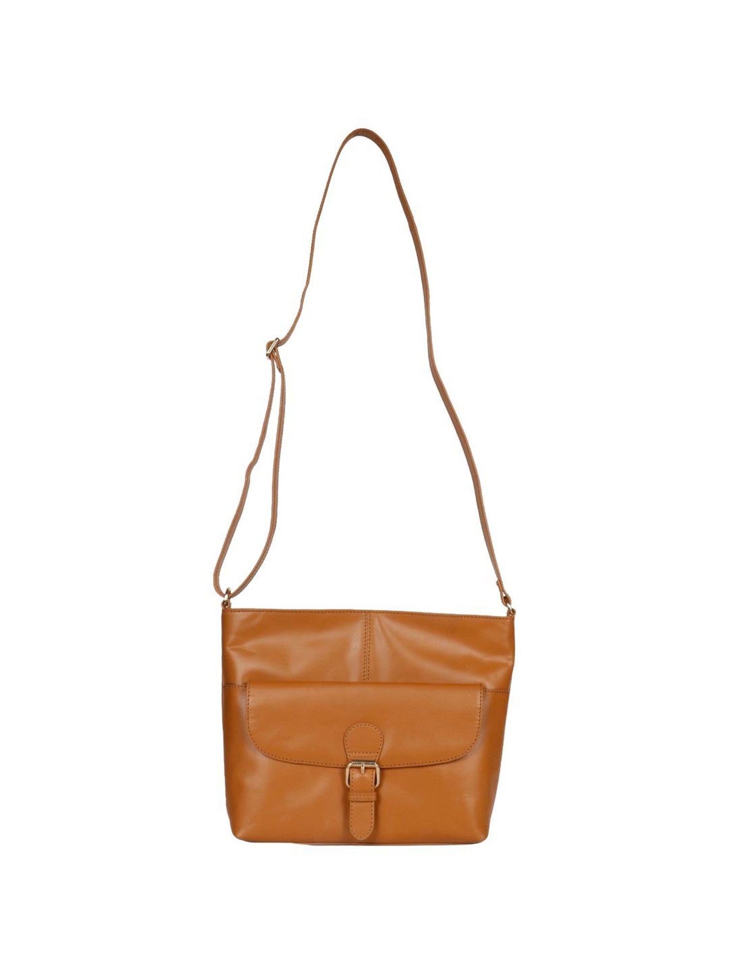 PERQUISITE STEPHANIE Brown Solid Small Sling Handbag