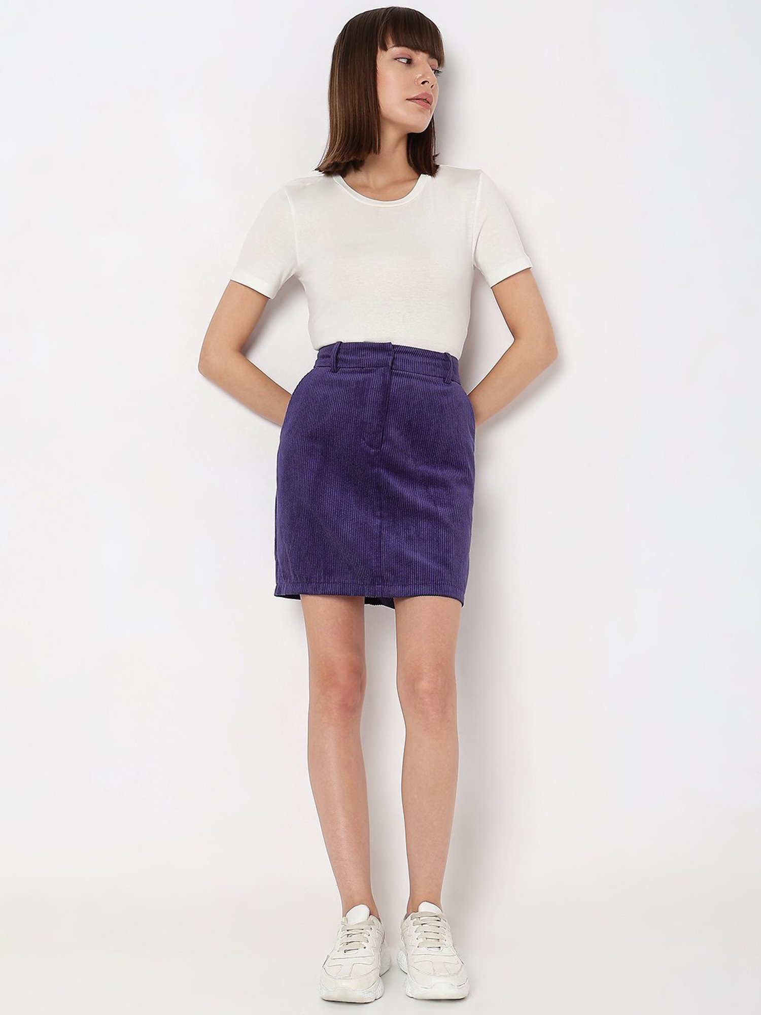 Vero Moda Purple Mini Skirt