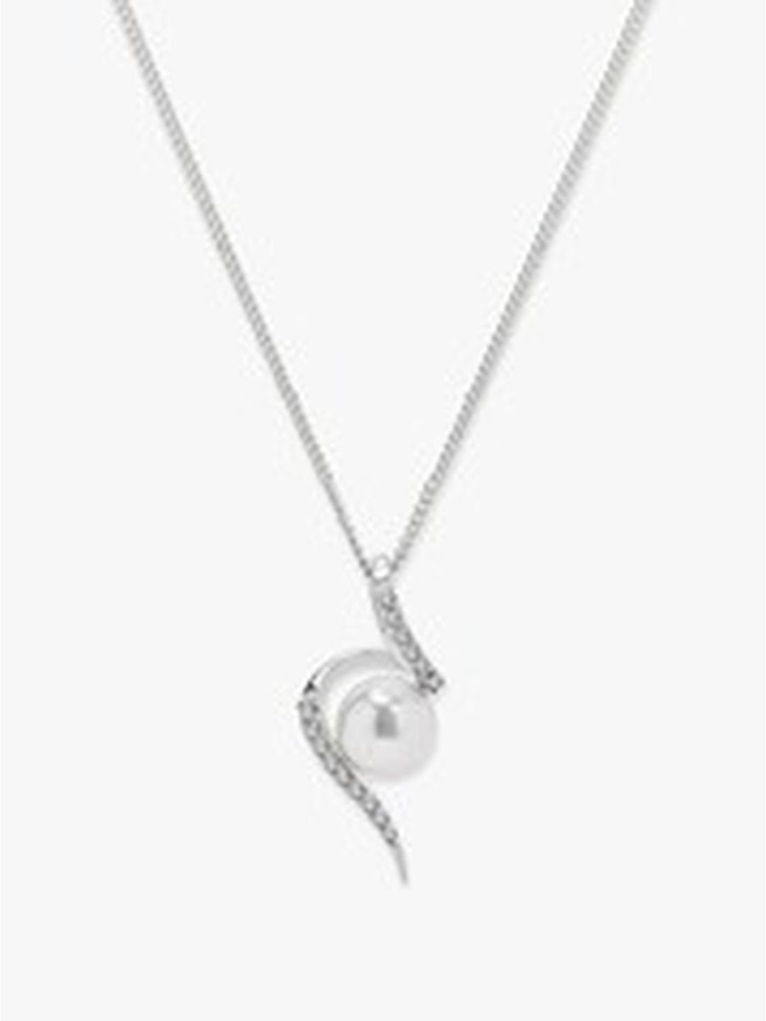 March by FableStreet 92.5 Sterling Silver and Pearl Pendant for Women