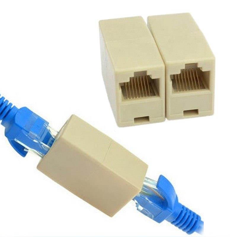 CAT5 RJ45 Network Cable Extender Plug Coupler Joiner