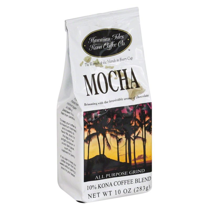 Hawaiian Isles Mocha Medium Roast Ground Coffee - 10oz