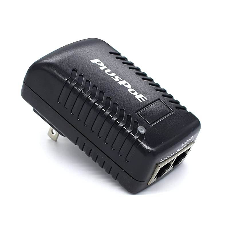 Gigabit PoE Injector,  802.3af Power Over Ethernet Adapte Max 24W for IP Cameras, Wireless Access Points, VoIP Phones - 10/100/1000Mbps