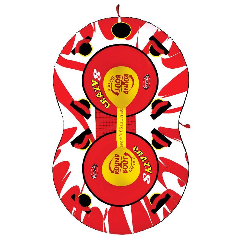 Sportsstuff Crazy 8 Towable Double Rider Water Inflatable Boating Tube | 53-1450