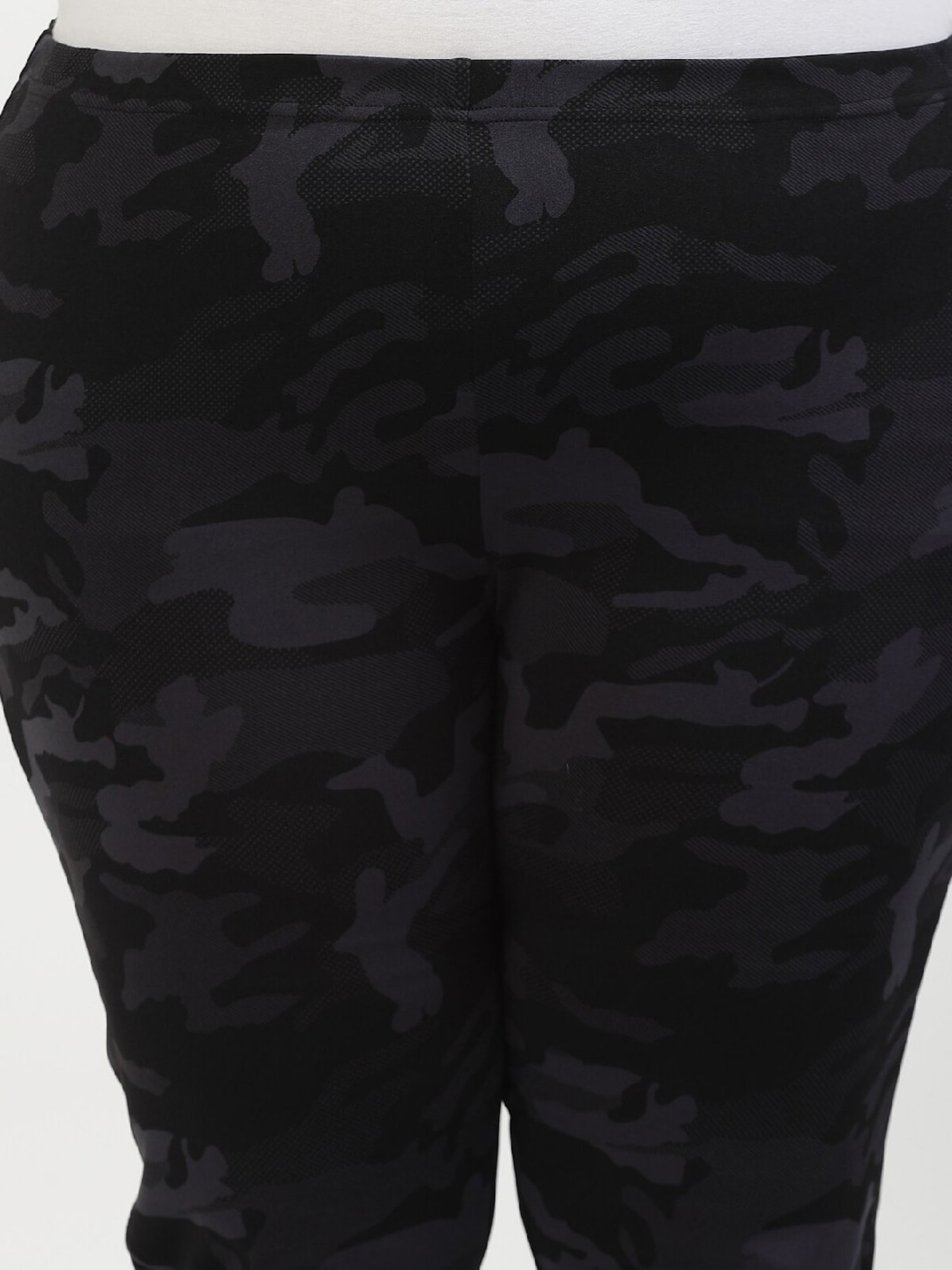 Melon by PlusS Blue Printed Capris