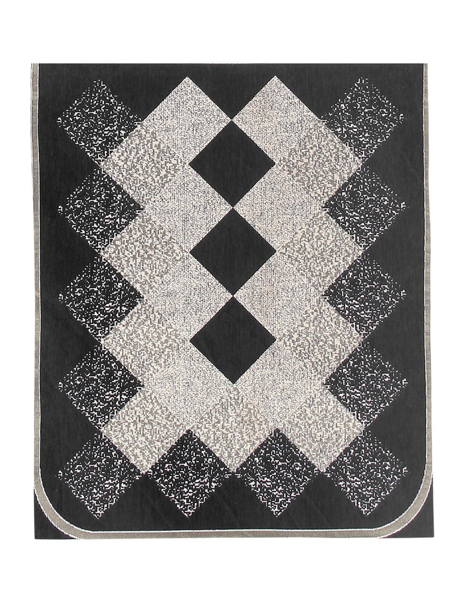 Romee Black Polyester Printed Sofa Covers