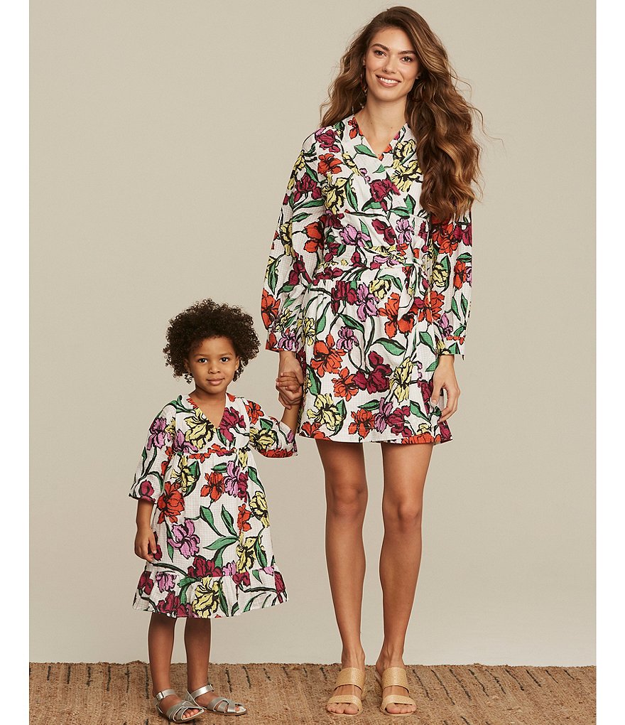 Roller Rabbit Little Girls 2-6 Family Matching Jorales Donni Long Sleeve Dress