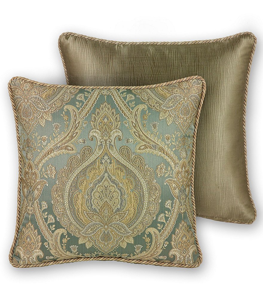 Rose Tree Norwich Damask Square Pillow