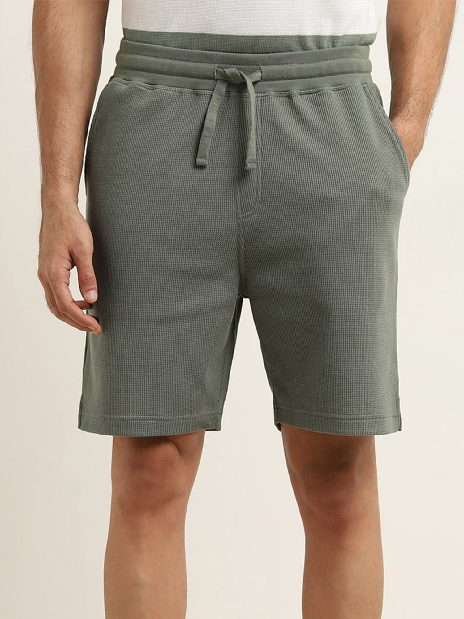 WES Lounge by Westside Sage Mid-Rise Relaxed Fit Shorts
